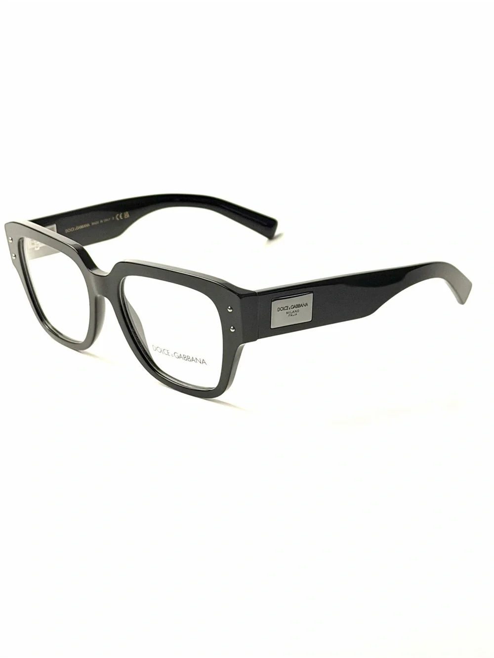 Dolce & Gabbana DG 3405 501 Black NWT Authentic Black Square Optical Frames